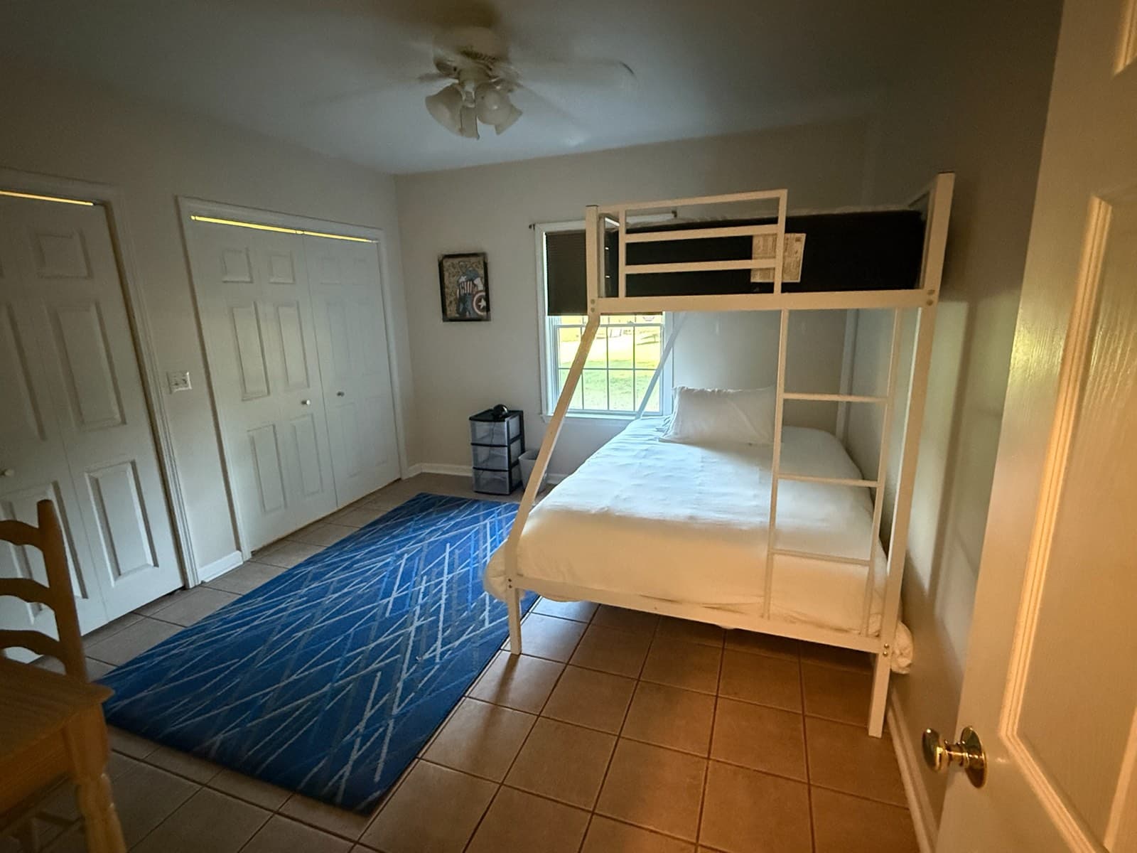 Bunk bedroom on the lower level