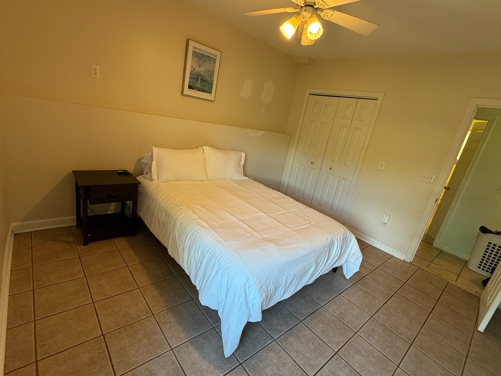 King bedroom on the upper level